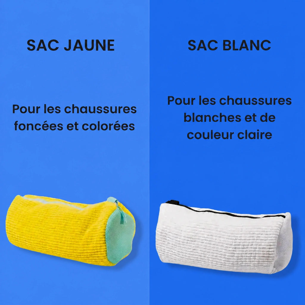 Protège-chaussures Maelune pour éviter d'abîmer vos chaussures en machine, idéal pour préserver leur qualité et leur apparence.